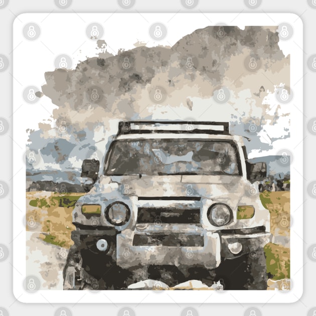 Toyota FJ Cruiser Magnet by OFFROAD-DESIGNS